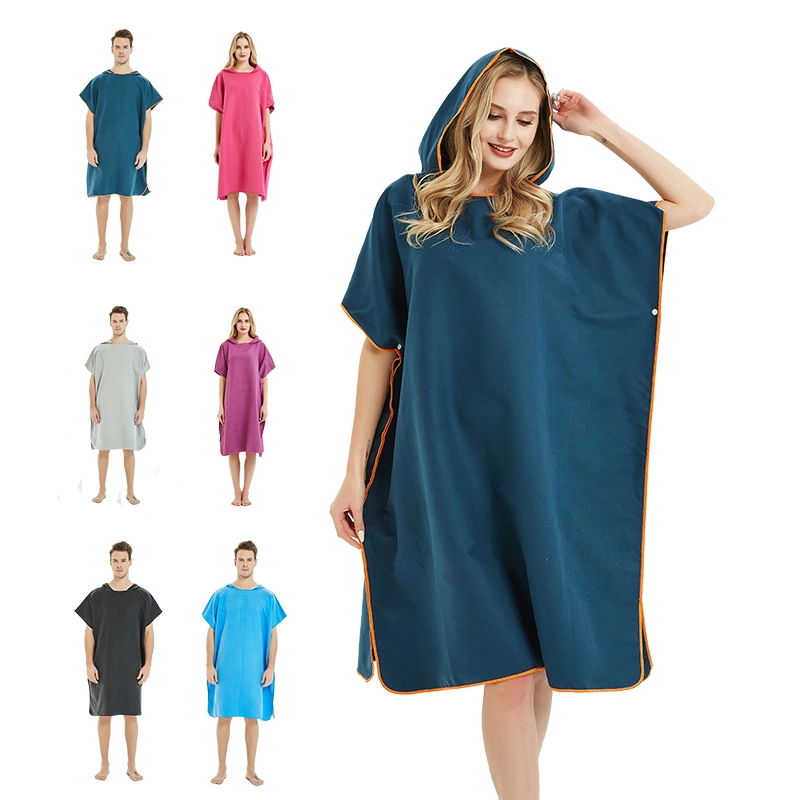 Wholesale Digital Print Microfiber Sand Free Beach Poncho Custom with Logo for Beach