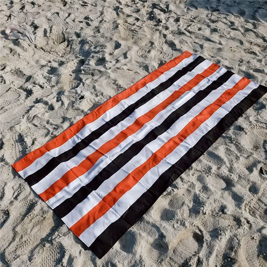 Toalha de praia livre de areia seca rápida de natação feita sob encomenda de Microfiber da impressão de transferência