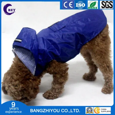 Pet reflexivo grande cão capa de chuva filhote de cachorro poncho super impermeável com capuz código passagem roupas para cães